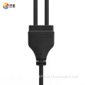 Splitter Three-Way Plug Waterproof Connector One tow two three wire divider waterproof connector Manufactory